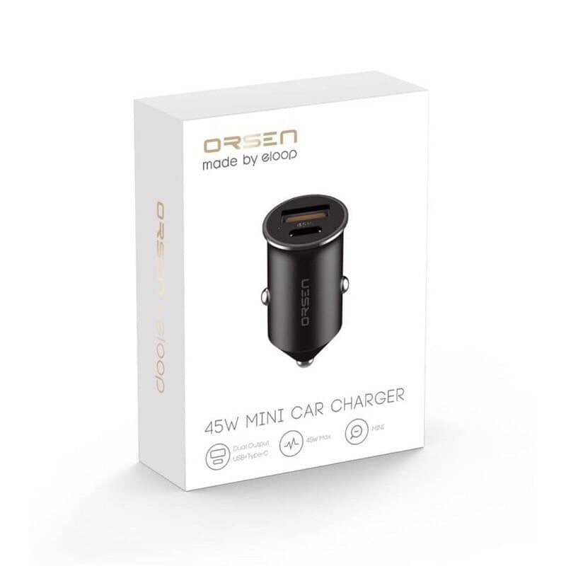 Eloop C8 Fast Charge Car Charger ชาร์จเร็ว PD 45W จัดส่งส่งฟรี!