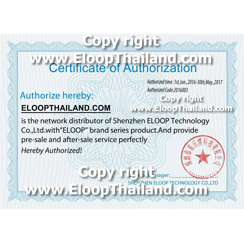 ADAPTER ELOOP C11 GaN PD 45W QC 4.0 Fast Charge อะแดปเตอร์ สีดำ Black จัดส่งฟรี!