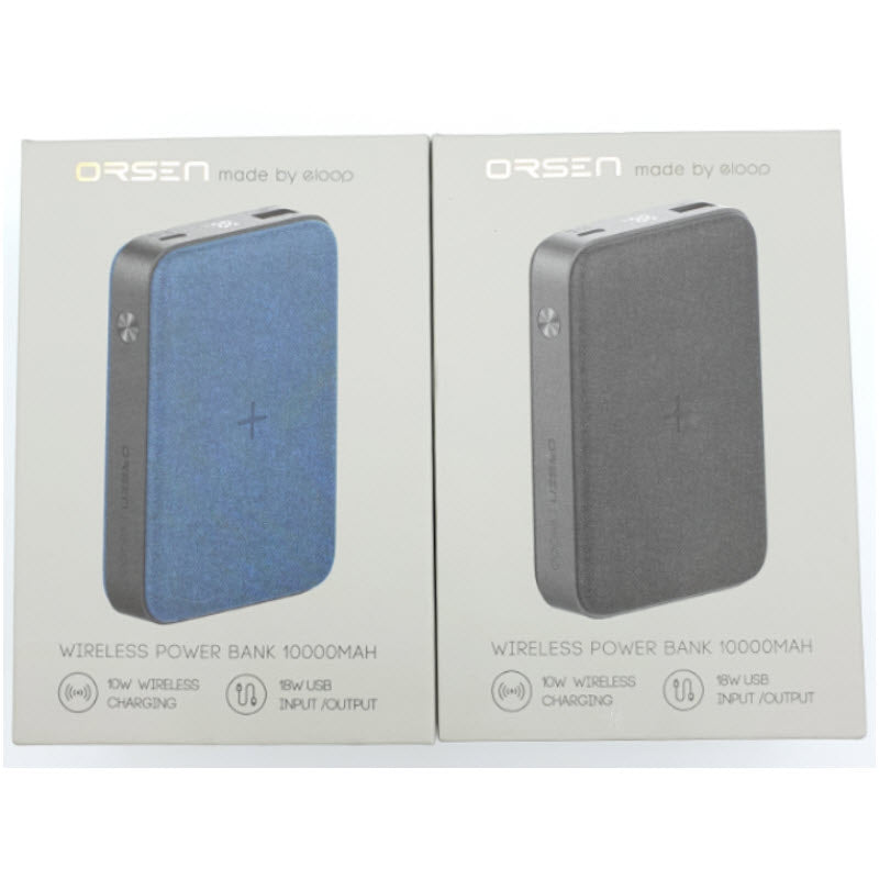 EW35 Powerbank 10000mAh Fast Charge QC3.0 PD 20W สีดำ / Black จัดส่งฟรี!