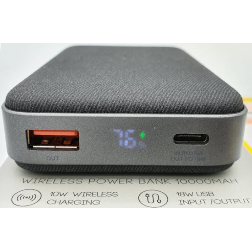 EW35 Powerbank 10000mAh Fast Charge QC3.0 PD 20W สีดำ / Black จัดส่งฟรี!