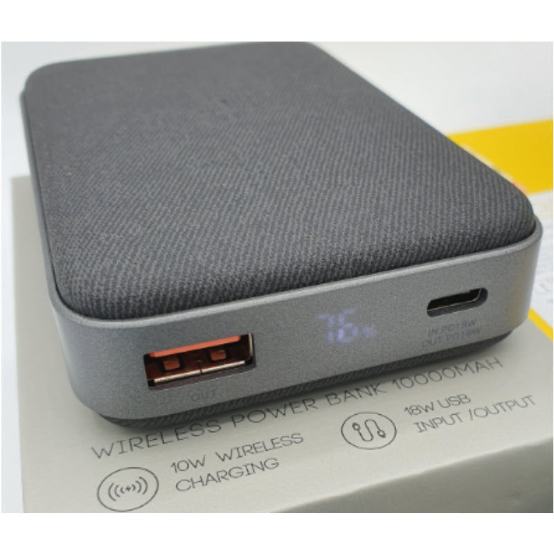 EW35 Powerbank 10000mAh Fast Charge QC3.0 PD 20W สีดำ / Black จัดส่งฟรี!