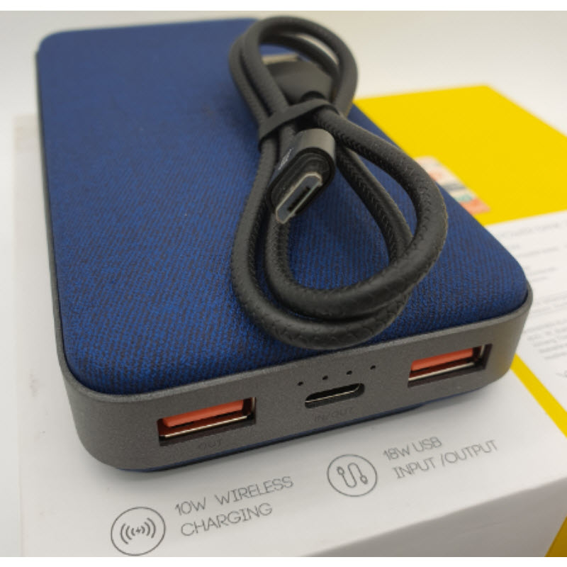 EW40 Powerbank 20000mAh Fast Charge QC3.0 PD 20W สีนํ้าเงิน / Blue สินค้าส่งฟรี!