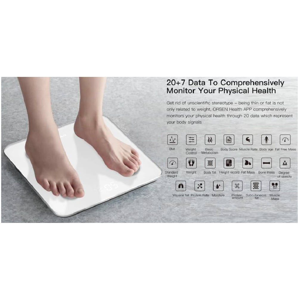 Smart Body Fat Scale ELOOP A1 ส่งฟรี Kerry Express!